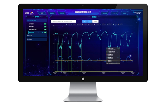 菌菇智能养殖监控系统云平台界面 菌菇智能养殖监控系统云平台界面
