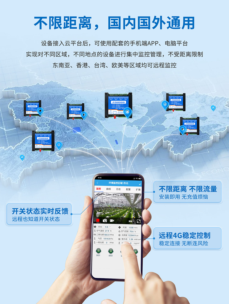 不限距离，国内外通用