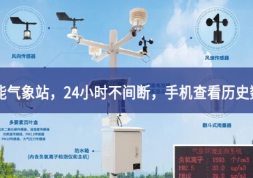 「智能气象」智能气象站，24小时不间断，手机查看历史数据