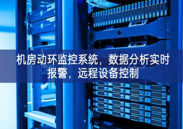 机房动环监控系统，数据分析实时报警，远程设备控制