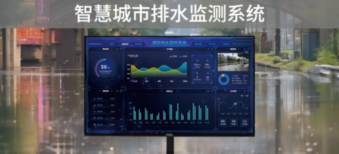 智慧排水监测系统，可视化管理，助力城市水利水务建设